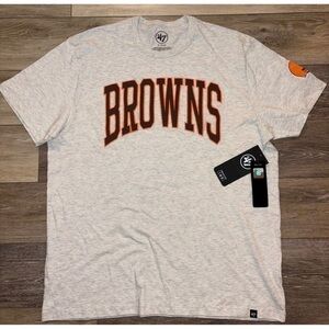 47 Brand Men's Light Gray Browns Tee